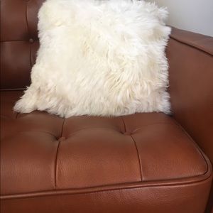 Suri Baby Alpaca Pillow Sham/Cover White